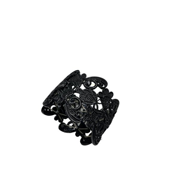 Women's Exaggerated Lace Hollow Out & Rhinestone Decor Wedding Party Stretch Bra - Picture 3 of 5